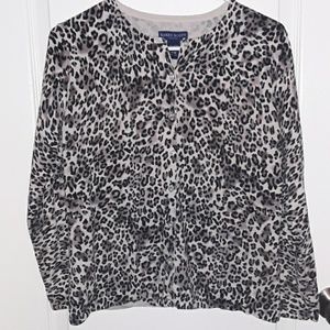 NWOT Karen Scott Button Up Sweater/Cardigan